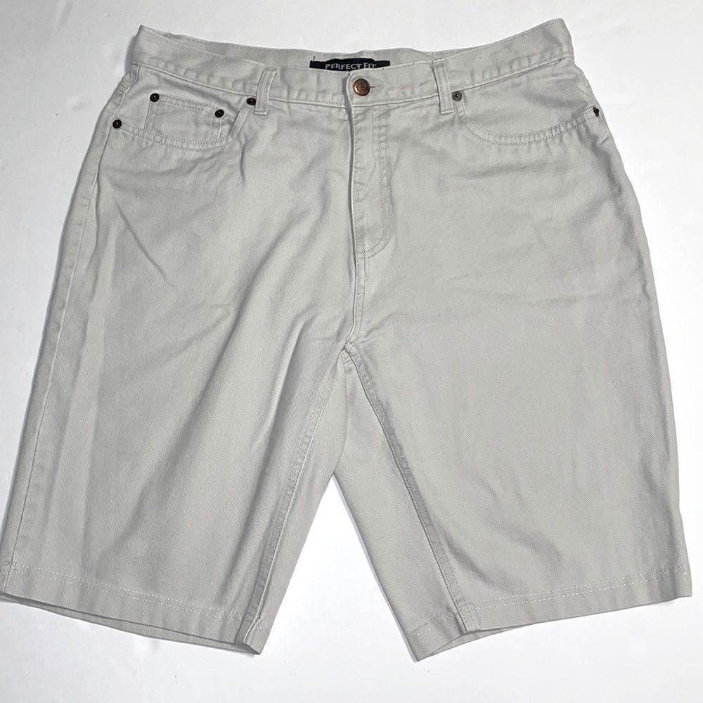 Bill Blass five pocket jean shorts 11.5 inch inseam size 14